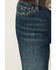 Image #4 - Shyanne Little Girls' Scout Dark Wash Embroidered Bootcut Stretch Denim Jeans, Dark Wash, hi-res