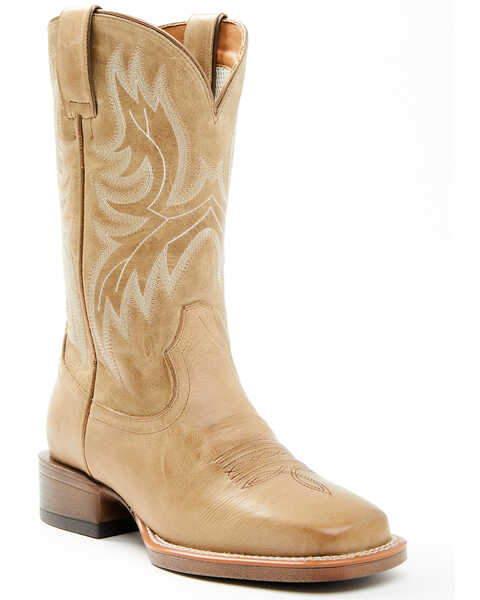 Shyanne Women's Stryde Western Boots - Broad Square Toe , Natural, hi-res
