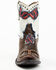 Yippee Ki Yay by Old Gringo Women's Love & Peace Studded Fashion Leather Booties - Pointed Toe, Taupe, hi-res