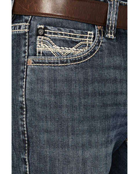 Image #2 - Rock & Roll Denim Men's Revolver Medium Vintage Wash Slim Straight Reflex Denim Jeans, Medium Wash, hi-res