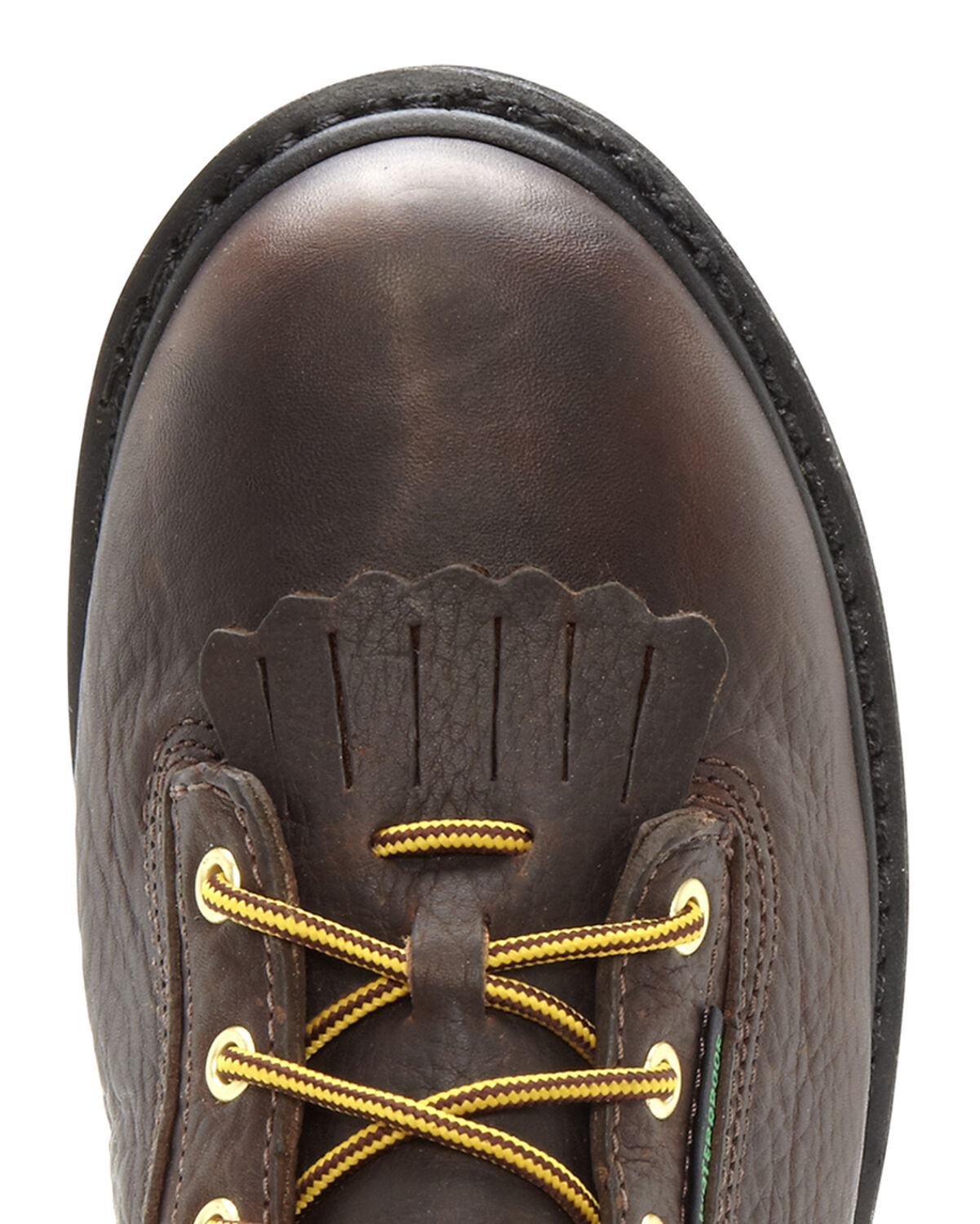 Image #6 - Georgia Boot Men's Waterproof Low Heel Logger Work Boots - Soft Toe, Chocolate, hi-res