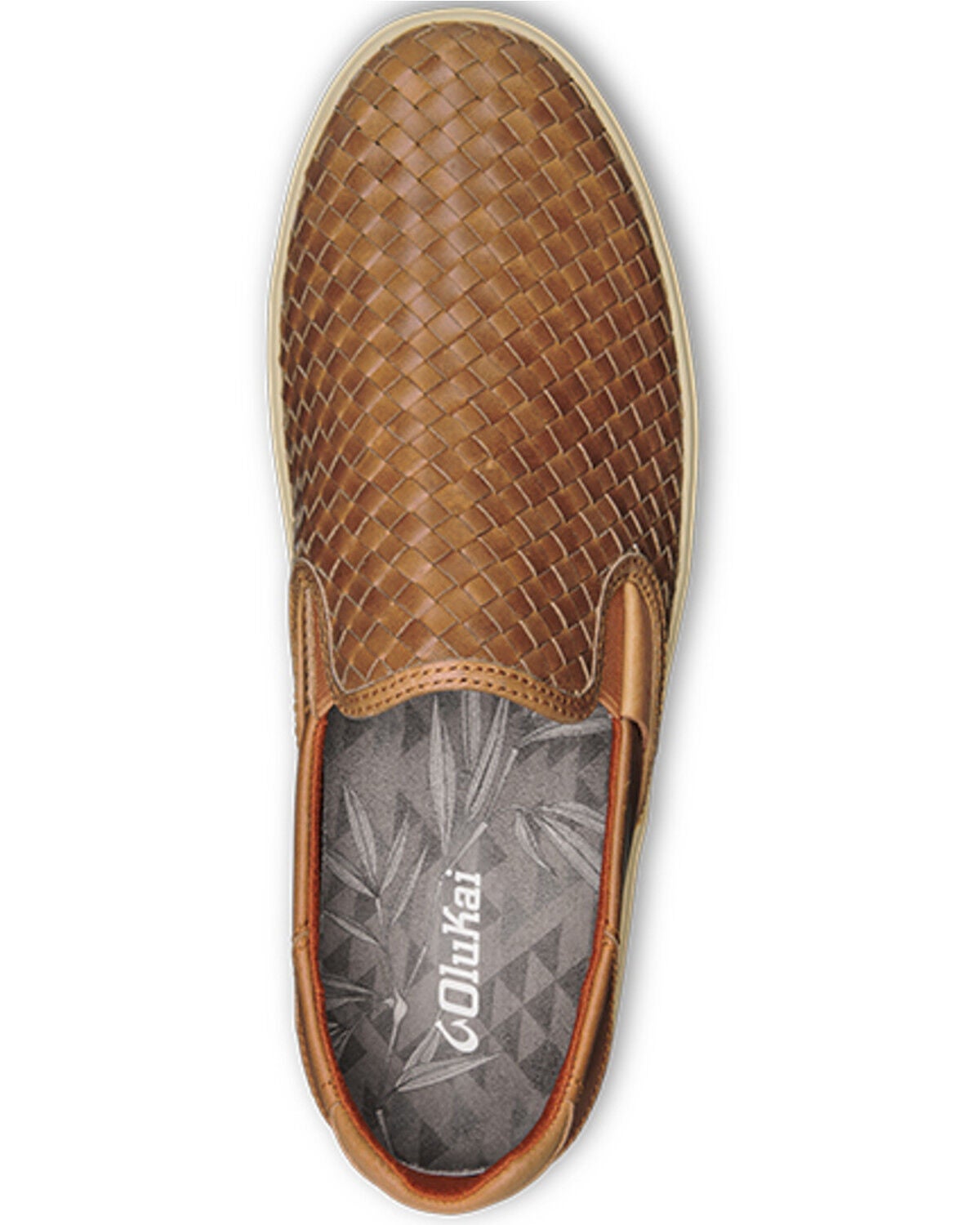 Image #4 - OluKai Men's Lae'ahi Lauhala Casual Shoes, Brown, hi-res