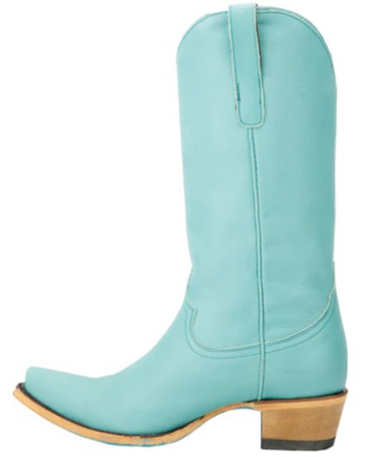 Image #3 - Lane Women's Emma Jane Tall Western Boots - Snip Toe, Turquoise, hi-res