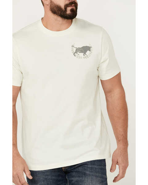 Image #3 - Brothers and Sons Men's Hand Crafted Short Sleeve Graphic T-Shirt , Light Grey, hi-res