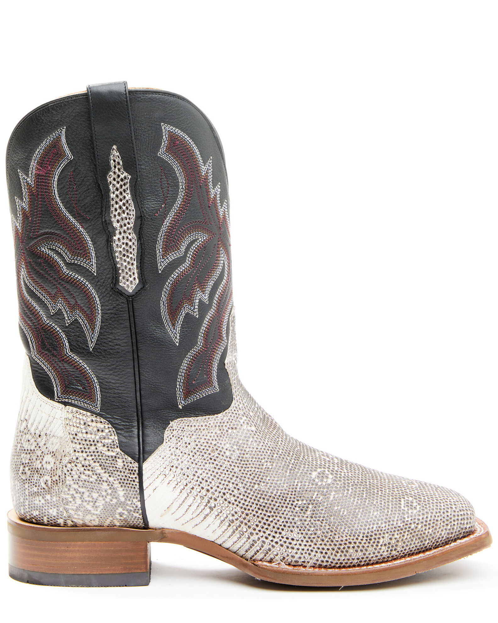 El Dorado Men s Natural Ring Tail Lizard Exotic Western Boots Broad Square Toe Sheplers