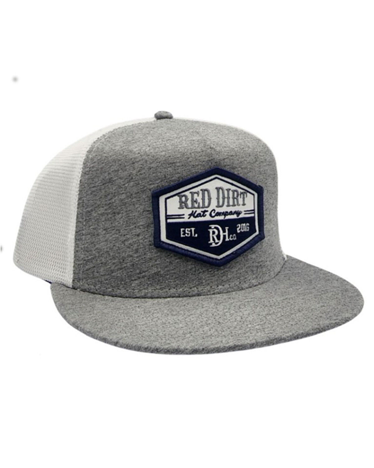 Image #1 - Red Dirt Hat Men's Big City Ball Cap, Grey, hi-res