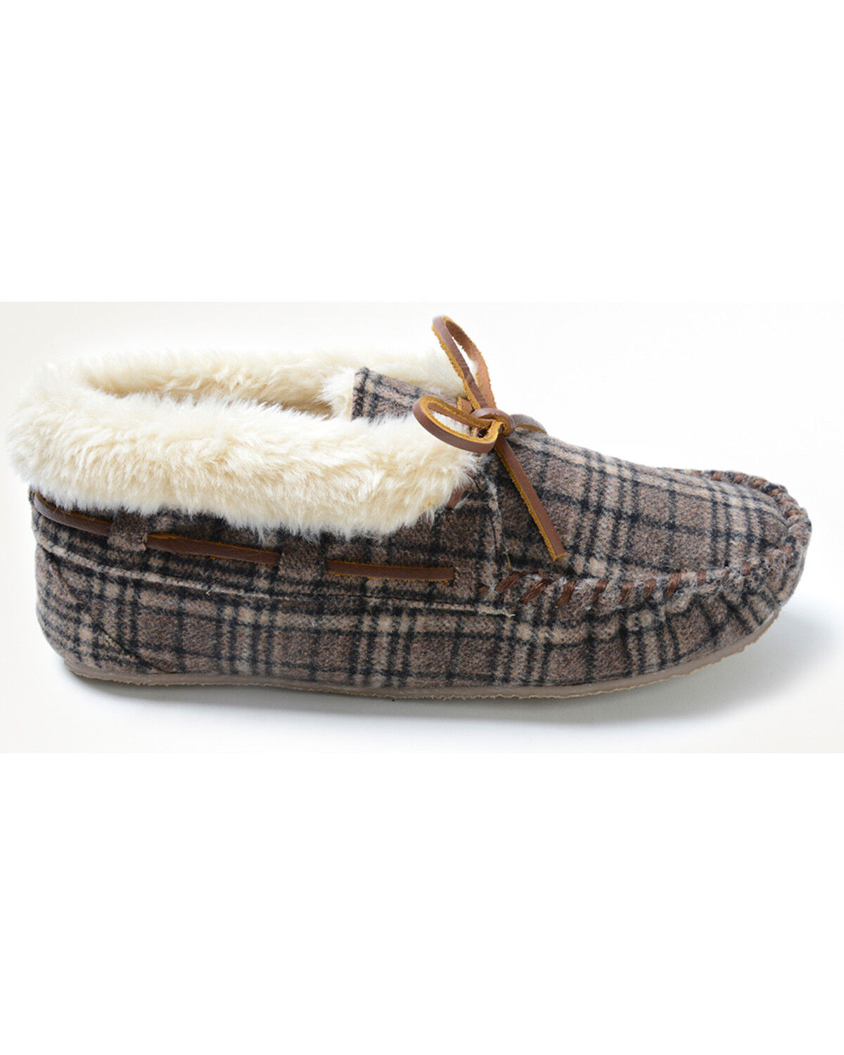 Image #2 - Minnetonka Women's Chrissy Plaid Slipper, Multi, hi-res