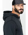 Image #5 - Carhartt Men's Loose Fit Midweight Logo Sleeve Graphic Hooded Sweatshirt, Black, hi-res