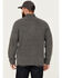Image #4 - Brothers and Sons Men's Merino Donegal Button Pullover, Charcoal, hi-res