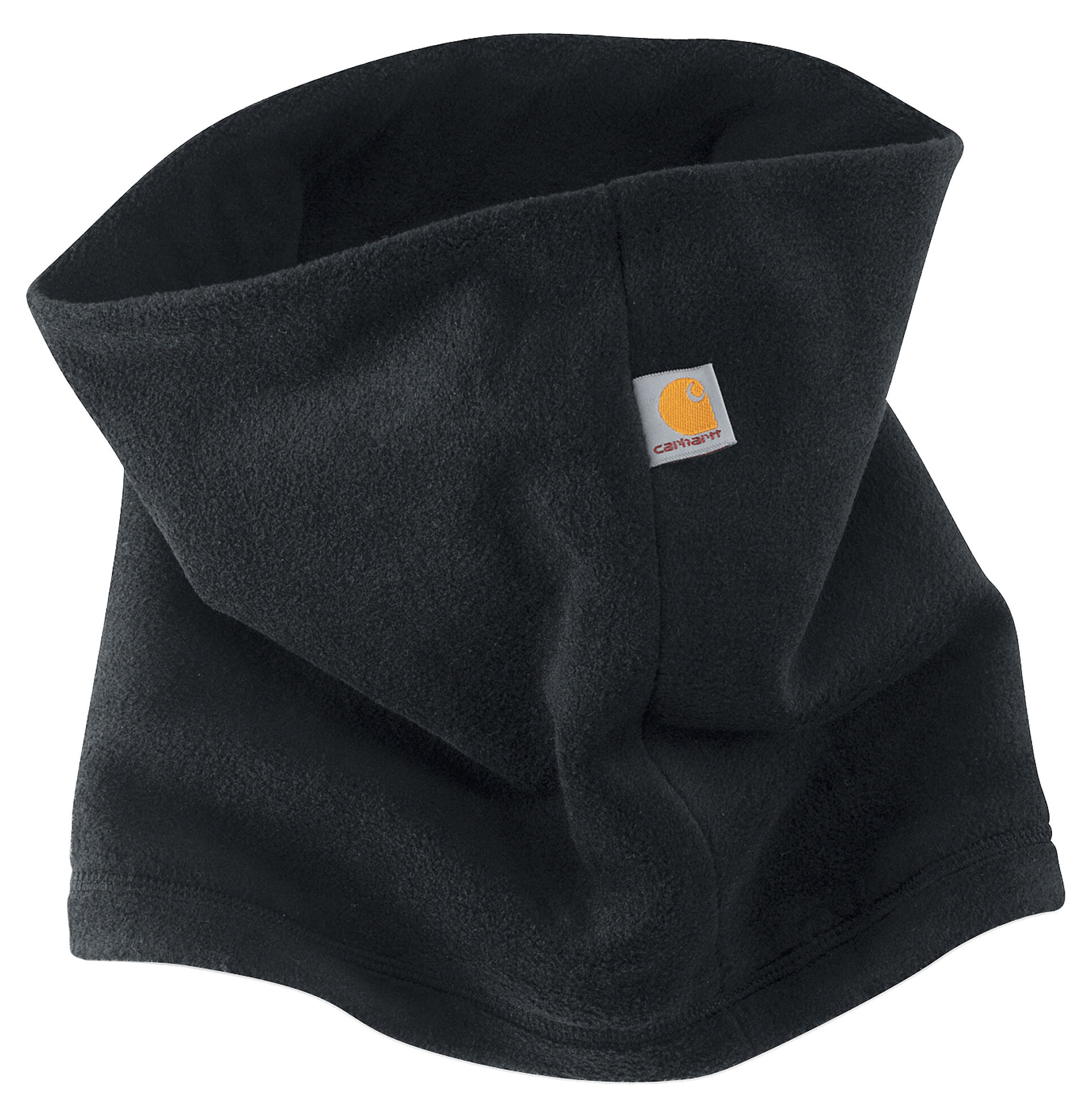Image #1 - Carhartt Men's Fleece Neck Gaiter, Black, hi-res