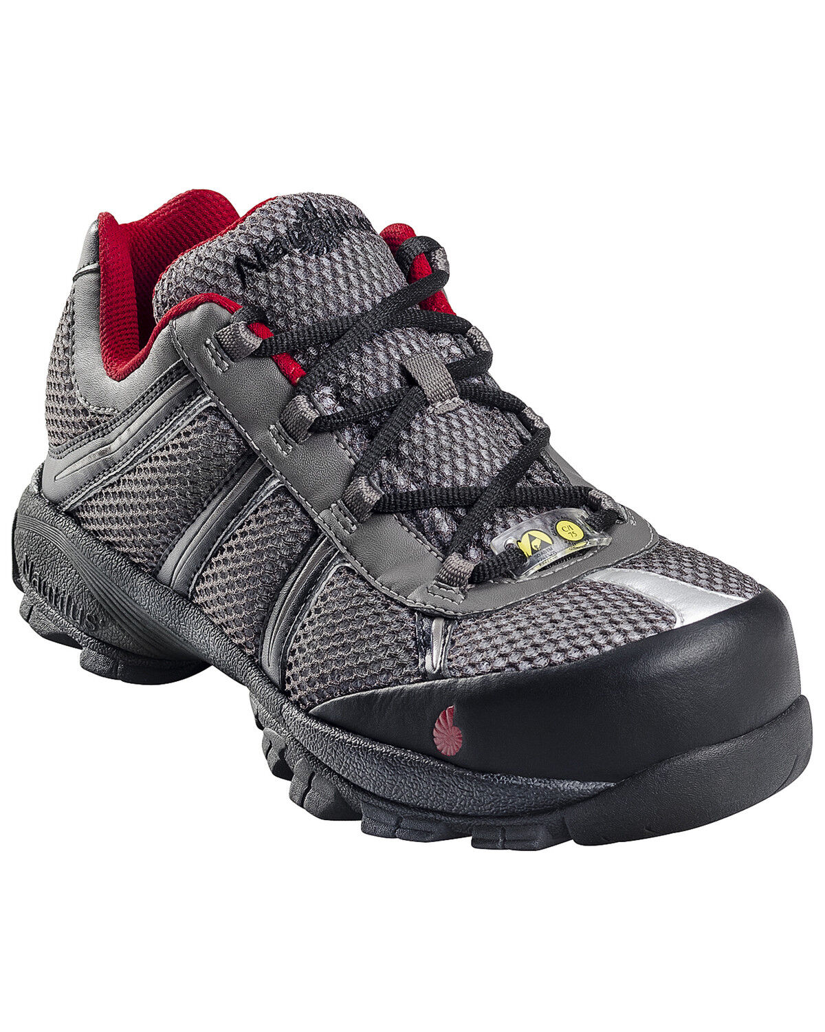 Image #1 - Nautilus Men's Static Dissipative Work Shoes - Steel Toe, Grey, hi-res