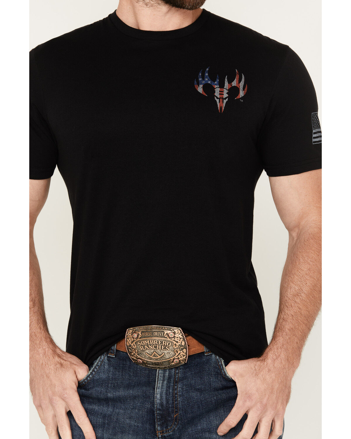 Image #3 - Buckwear Men's More Spine Short Sleeve Graphic T-Shirt, Black, hi-res