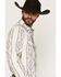 Image #2 - Cody James Men's Cowboy Boogie Southwestern Stripe Print Long Sleeve Snap Western Shirt - Tall, Ivory, hi-res