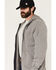 Image #2 - Carhartt Men's FR Force Original Fit Zip-Front Hooded Work Jacket, Grey, hi-res