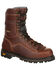 Image #1 - Georgia Boot Men's Amp LT Waterproof Logger Boots - Round Toe, Brown, hi-res