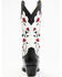 Image #5 - Idyllwind Women's Rosey Black Western Boots - Snip Toe, Black/white, hi-res