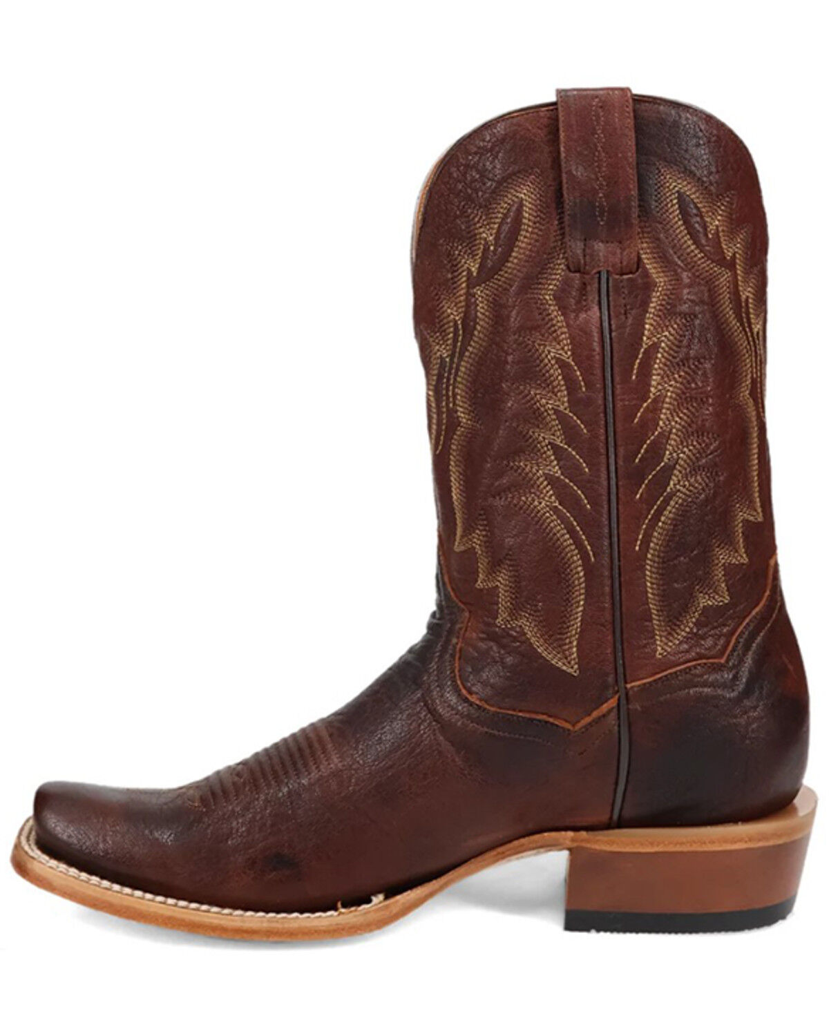 Image #3 - Dan Post Men's Boerne Western Boots - Square Toe, Cognac, hi-res