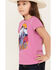 Image #3 - Shyanne Girls' Vibrant Scenic Short Sleeve Graphic Tee, Grape, hi-res