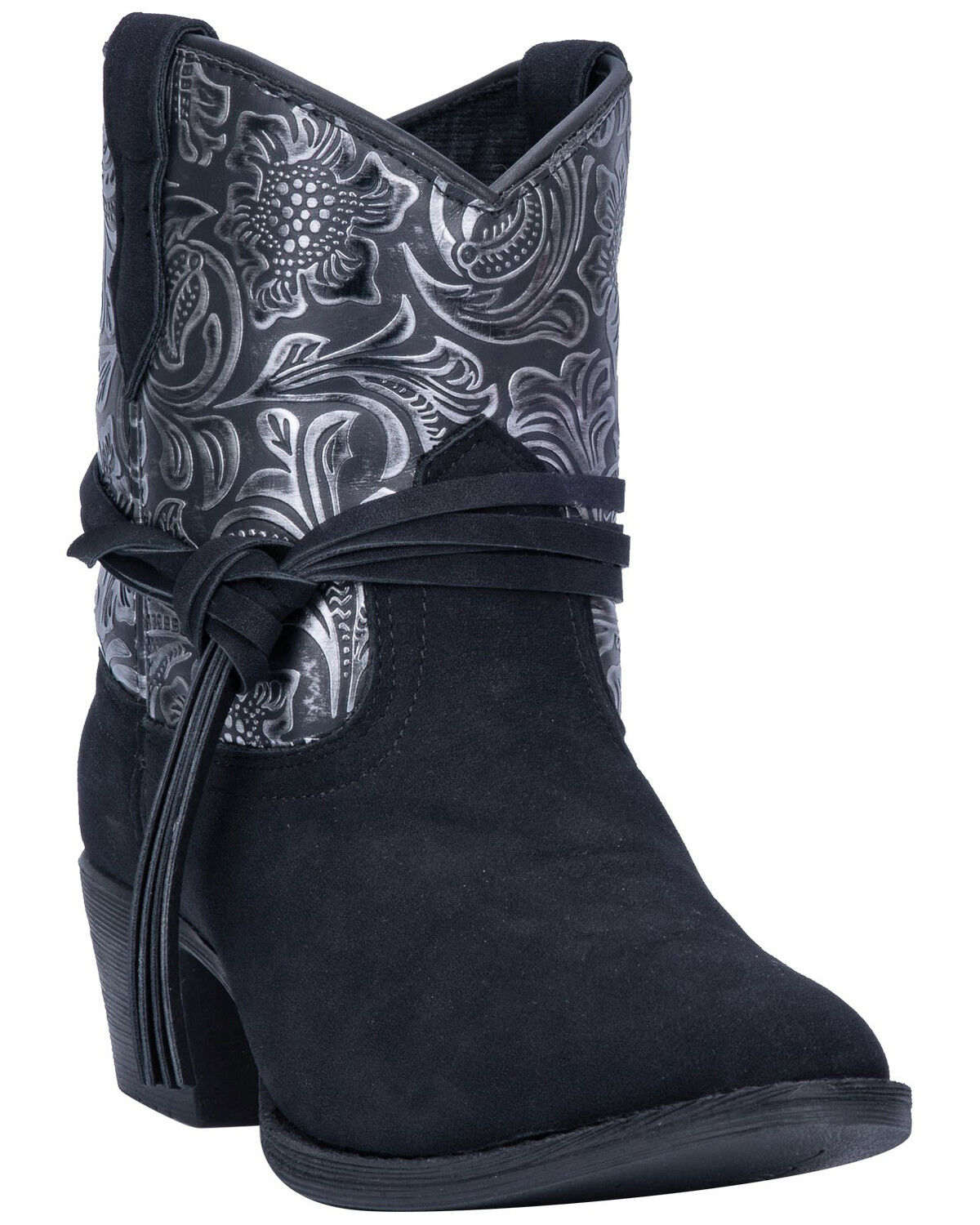 Image #1 - Dingo Women's Valerie Fashion Booties - Medium Toe, Black, hi-res
