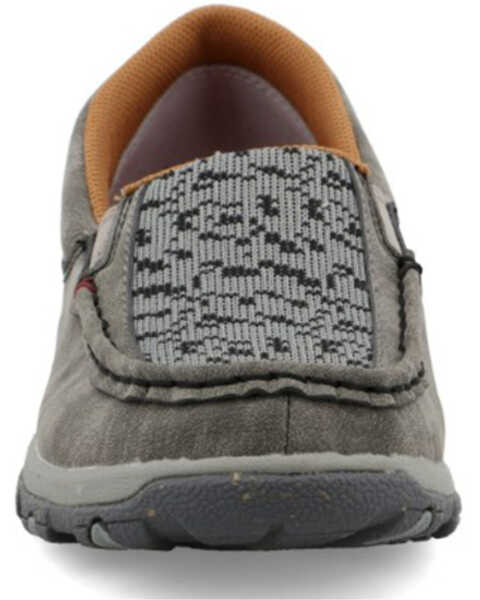 Image #4 - Twisted X Women's Slip-On Driving Mocs, Grey, hi-res
