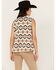 Image #4 - Outback Trading Co Women's Southwestern Reversible Vest, Brown, hi-res