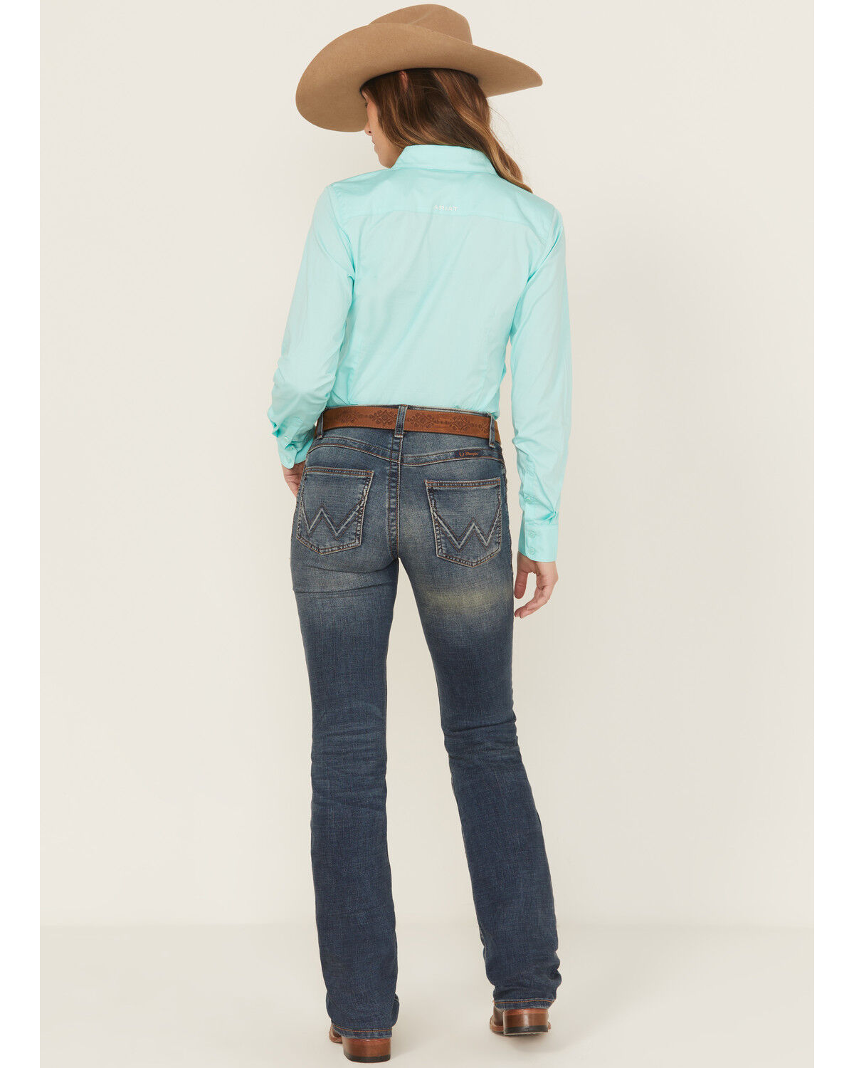 Image #3 - Wrangler Women's Medium Willow Riding Jeans, Blue, hi-res