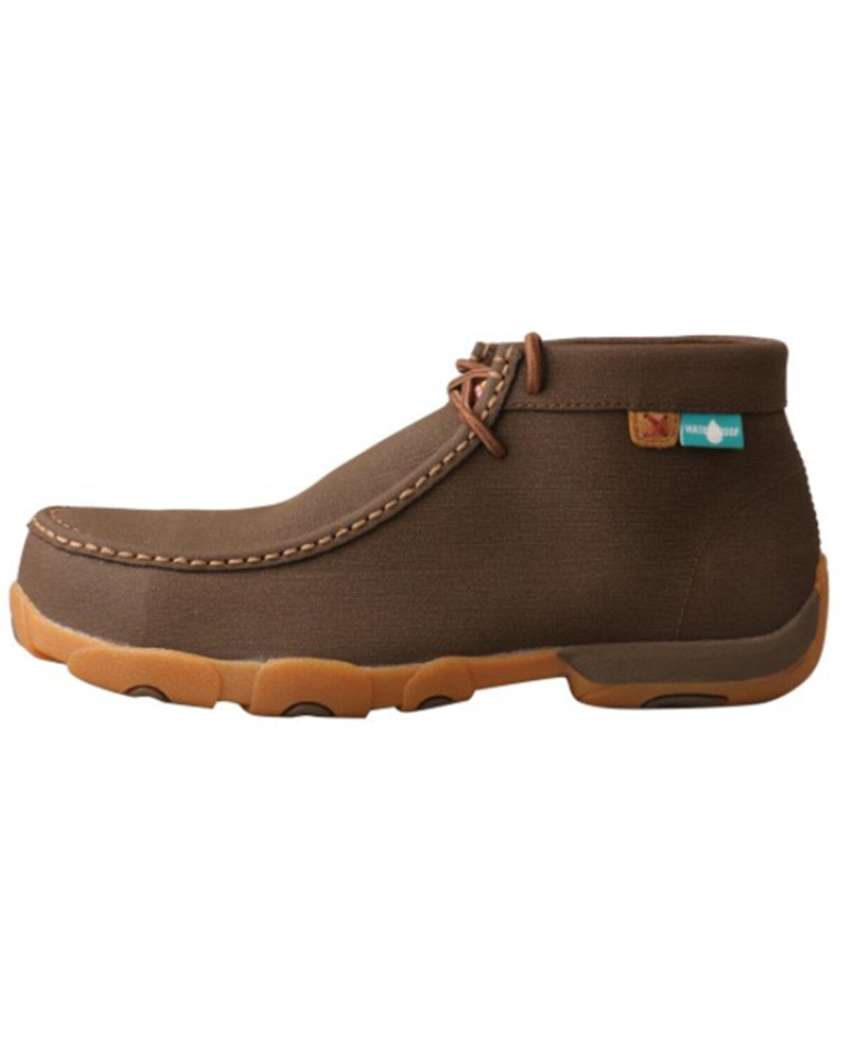 Image #3 - Twisted X Men's Waterproof Work Chukka Driving Moc - Nano Composite Toe, Chocolate, hi-res