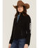 Image #1 - RANK 45® Women's Soft Shell Riding Jacket, Black, hi-res