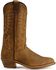 Abilene Men's Bison Leather Western Boots - Medium Toe, Tan, hi-res