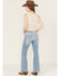 Image #1 - 7 For All Mankind Women's Boot Barn Exclusive Light Wash Mid Rise Dojo Trouser Stretch Denim Jeans, Light Wash, hi-res