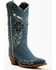 Image #1 - Laredo Women's Floral Underlay Western Boots - Snip Toe, Dark Blue, hi-res