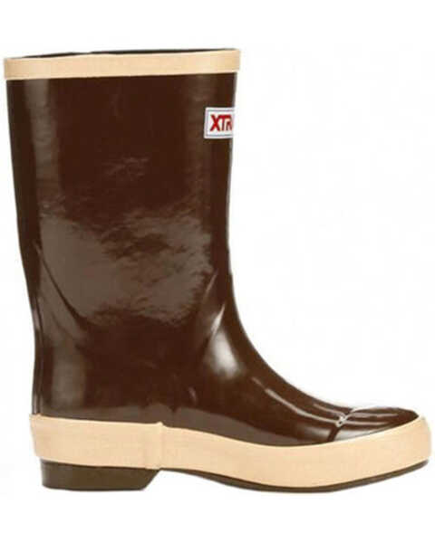 Image #2 - Xtratuf Boys' 8" Legacy Boots - Round Toe , Brown, hi-res