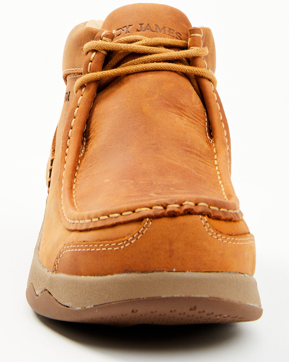 Image #4 - Cody James Men's Casual Wallabee Big Brother Lace-Up Work Boots - Composite Toe, Tan, hi-res