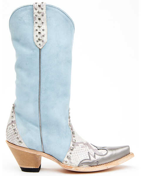 Idyllwind Women's Leap Western Boots - Snip Toe, Blue, hi-res