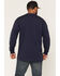 Image #4 - Hawx Men's Logo Graphic Long Sleeve Work T-Shirt, Navy, hi-res