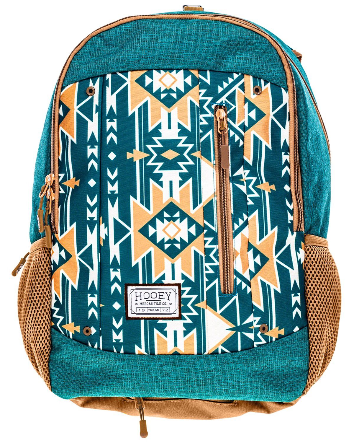 Image #1 - Hooey Rockstar Southwestern Print Backpack, Turquoise, hi-res