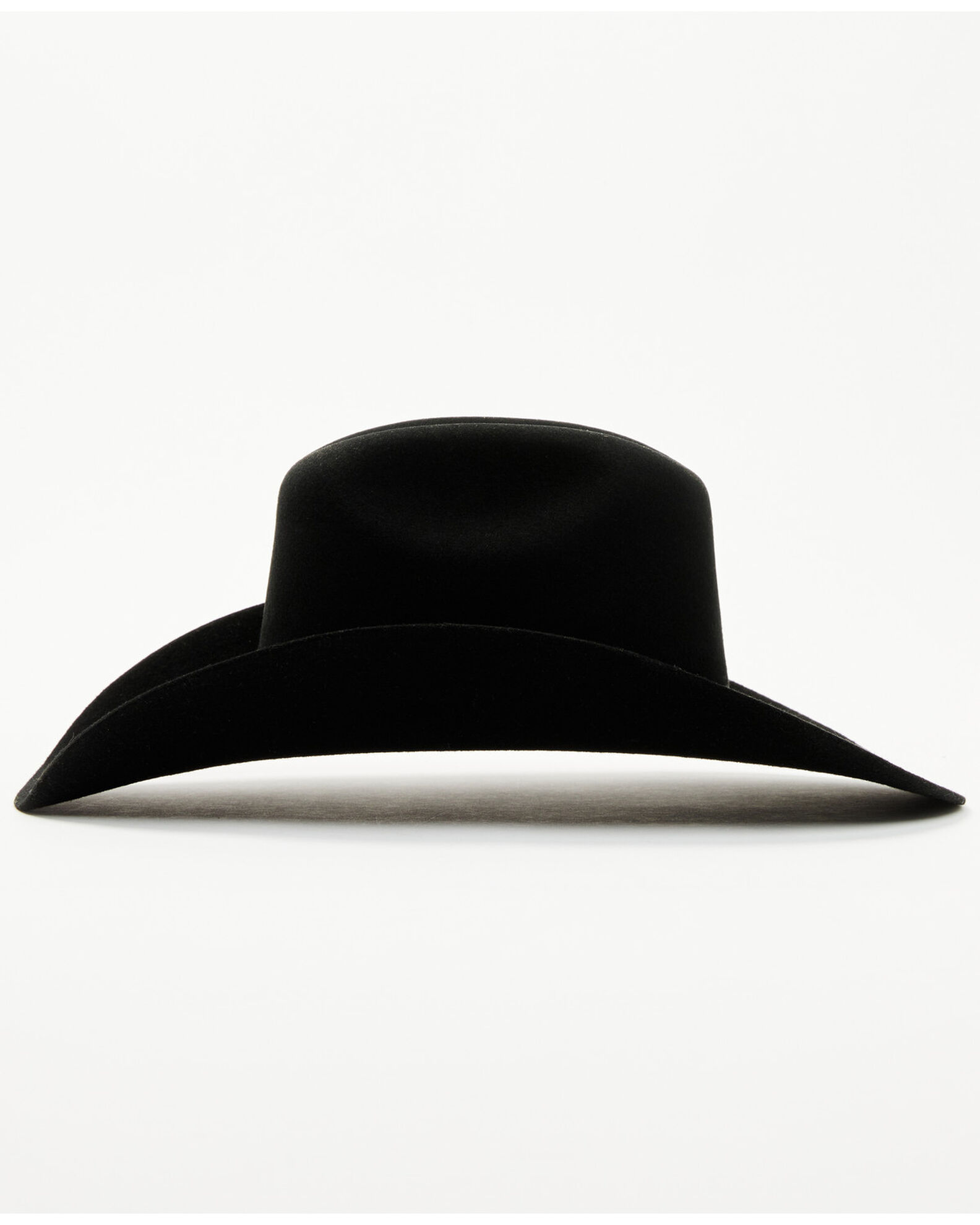 Image #3 - Justin Montana 3X Felt Cowboy Hat, Black, hi-res