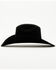 Image #3 - Justin Montana 3X Felt Cowboy Hat, Black, hi-res