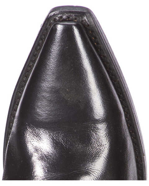 Dan Post Women's Polished Western Boots - Snip Toe, Black, hi-res