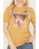 Image #3 - Wrangler Retro Women's American Legend Short Sleeve Graphic Tee, Mustard, hi-res