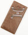 Hooey Men's Hooey Logo Laser Cut Southwestern Print Rodeo Wallet, Brown, hi-res