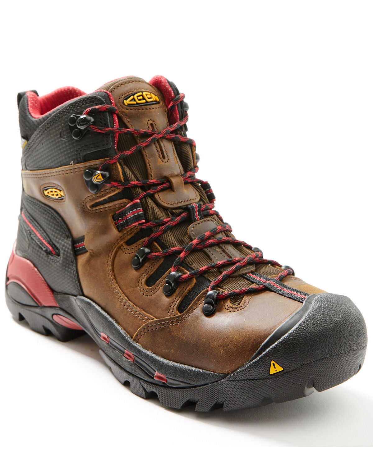 Image #1 - Keen Men's Pittsburgh Mid Waterproof Boots - Steel Toe, Bison, hi-res