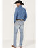 Image #3 - Cody James Men's Fandango Light Medium Wash Stretch Slim Straight Jeans , Light Medium Wash, hi-res