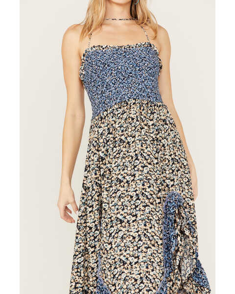 Free People Women's One I Love Floral Maxi Dress, Blue, hi-res