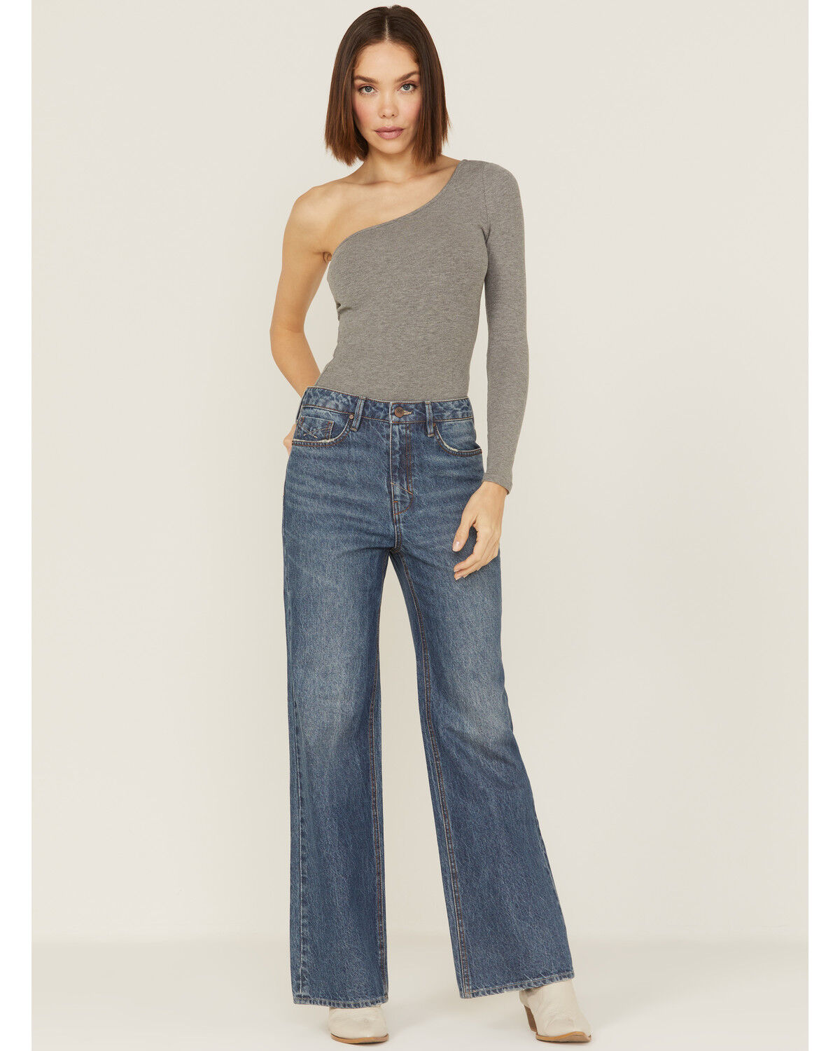 Image #1 - Unpublished Denim Women's Joelene Coda Straight Jeans, Blue, hi-res
