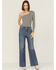 Image #1 - Unpublished Denim Women's Joelene Coda Straight Jeans, Blue, hi-res
