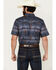 Image #4 - Ariat Men's VentTEK Desert Cowboy Print Short Sleeve Button-Down Western Shirt , Slate, hi-res