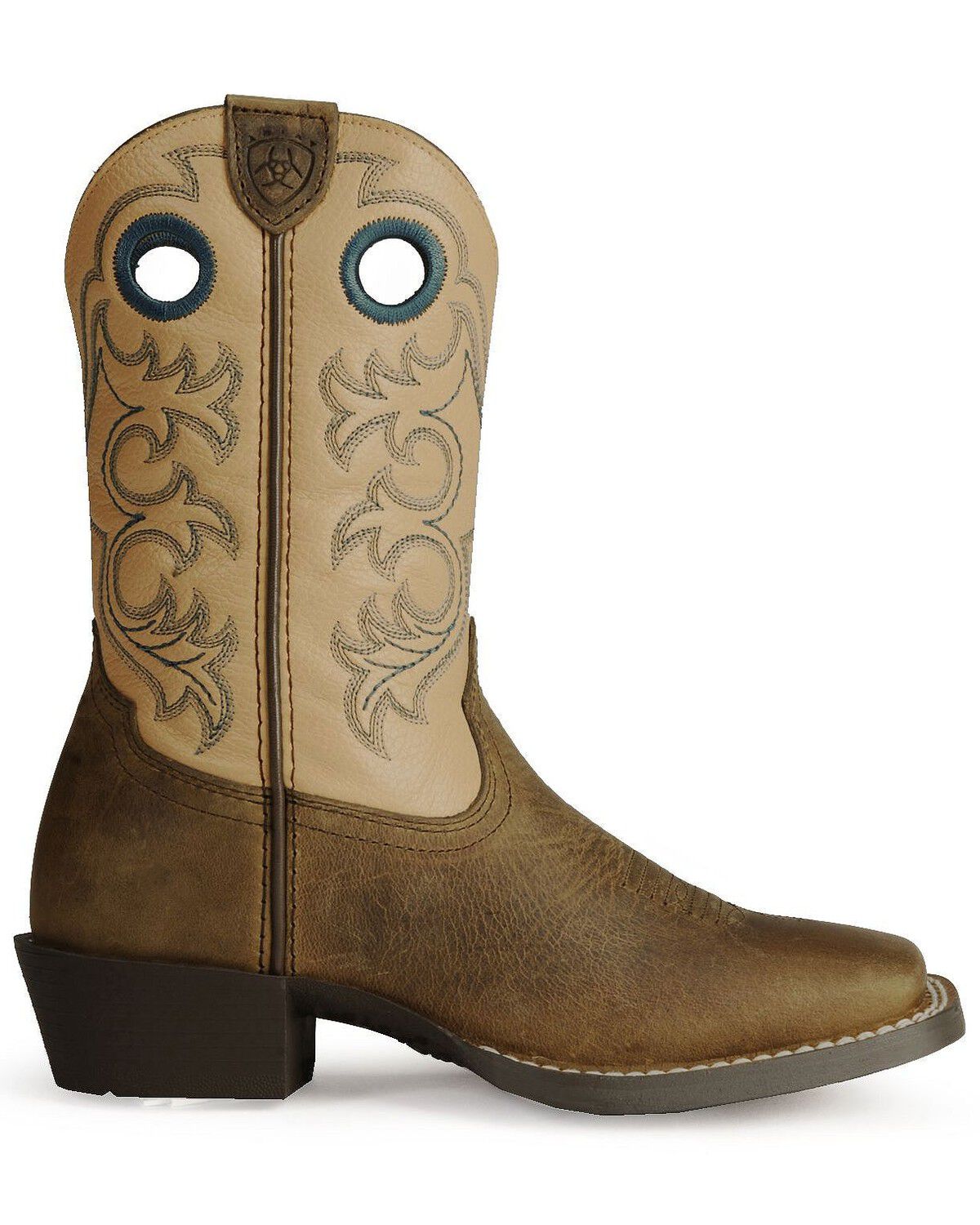 youth square toe boots