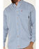 Image #3 - Ariat Men's FR Striped Long Sleeve Button-Down Work Shirt - Big, Blue, hi-res