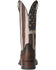 Ariat Men's Taylor Tan Distressed Flag Patriot Ultra Full-Grain Western Boot - Broad Square Toe, Brown, hi-res